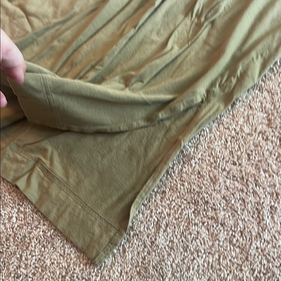 FREE PEOPLE Green All Day Long MIDI T Shirt Dress Large - Picture 4 of 6